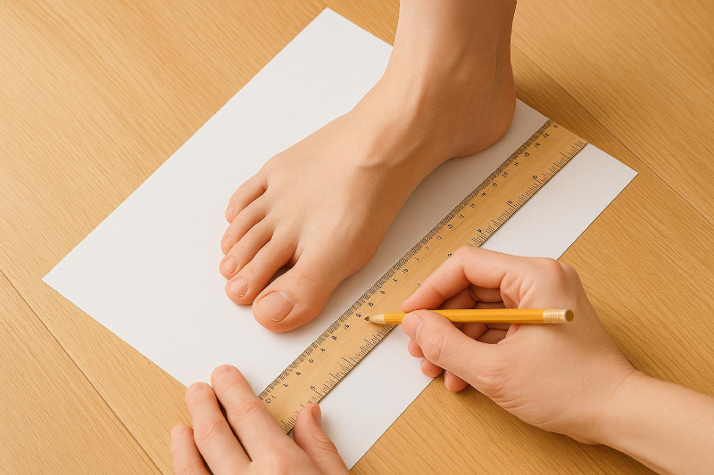 تصویر اندازهگیری پهنای پا