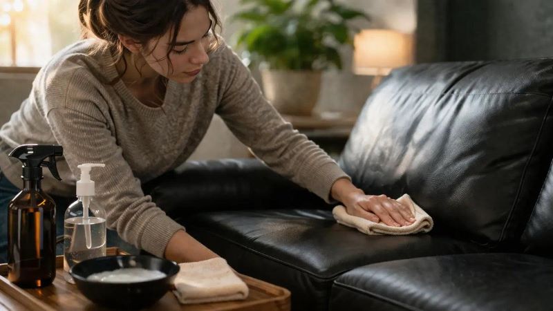 تمیز کردن چرم مصنوعی
