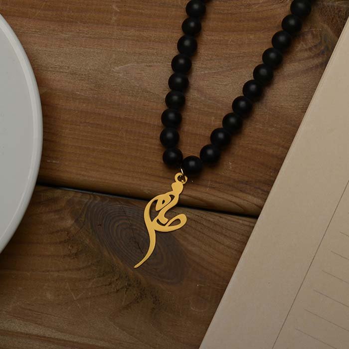 گردنبند با پلاک طلا اسم صنم