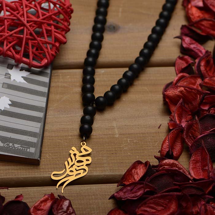 گردنبند با پلاک طلا اسم مهنوش