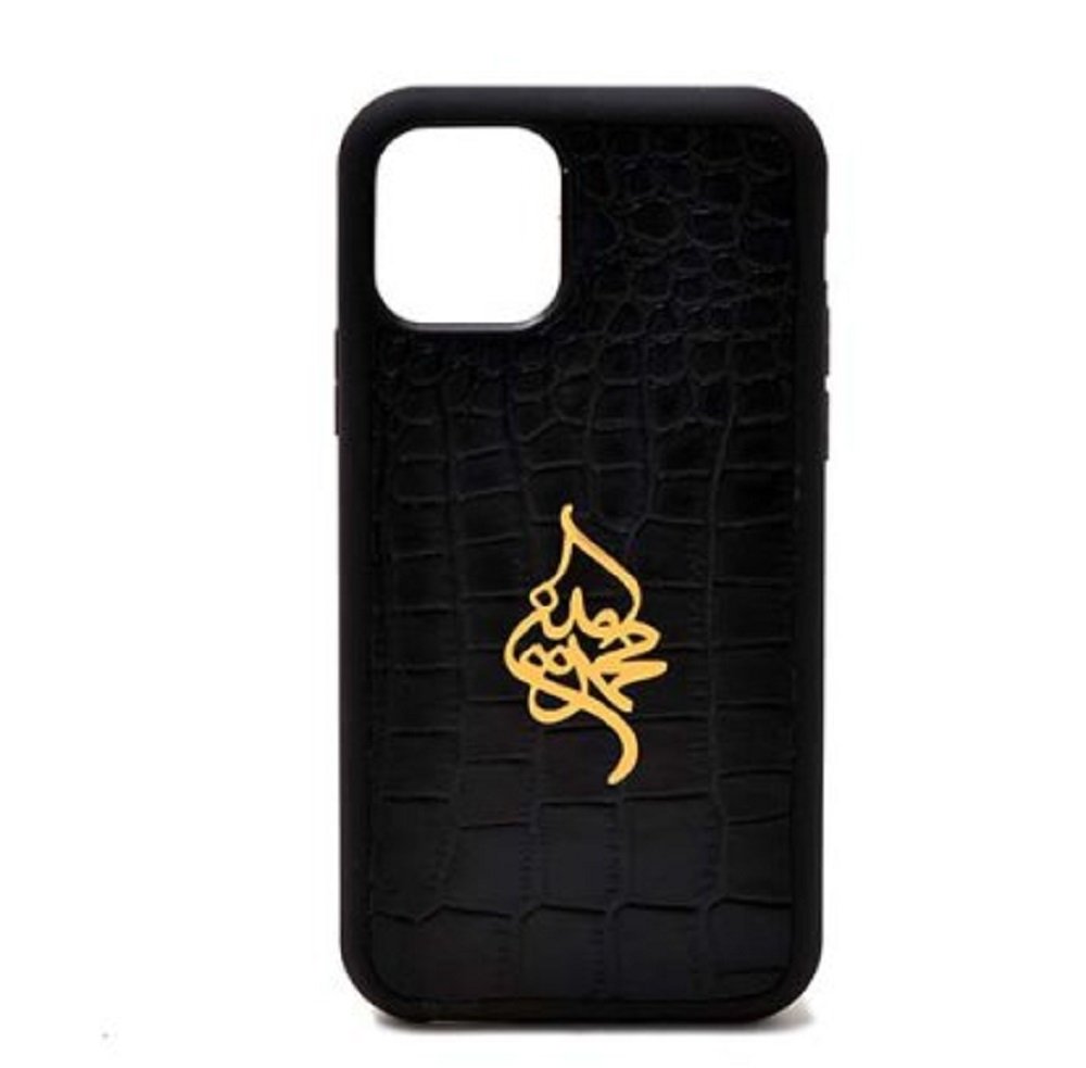 قاب موبایل طلا چرم محمدامین