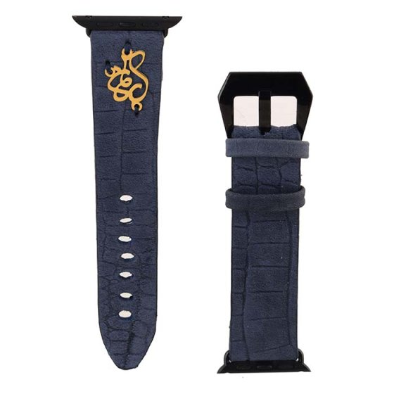 بند اپل واچ طلا چرم اسم آرمان