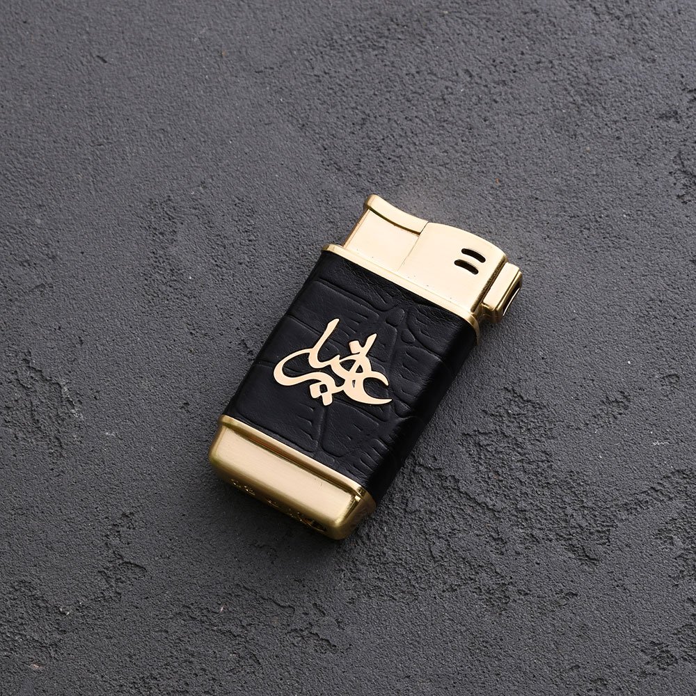 فندک چرم و طلا علیرضا