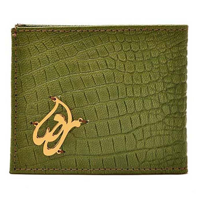کیف جیبی چرم اسم رضا چرم
