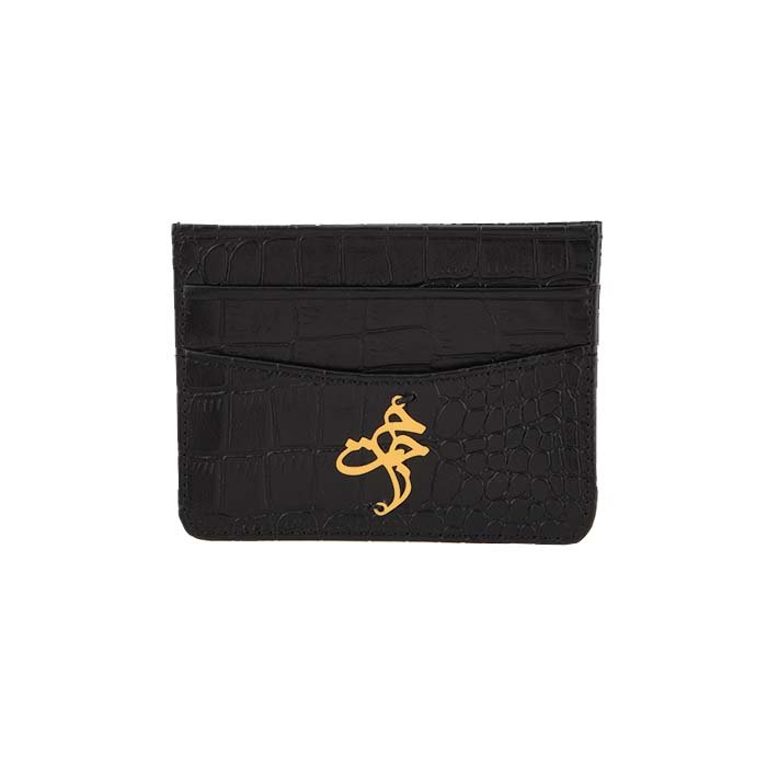 کیف کارت طلا چرم اسم حجت