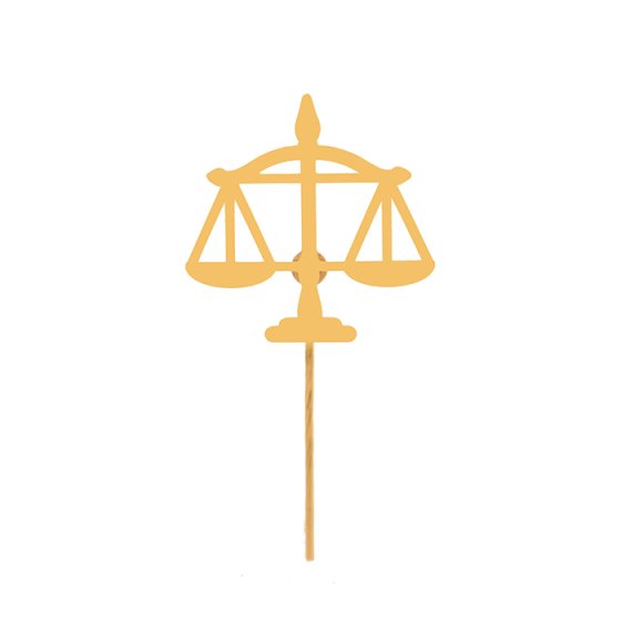 گل کت طلا پلاک ترازو