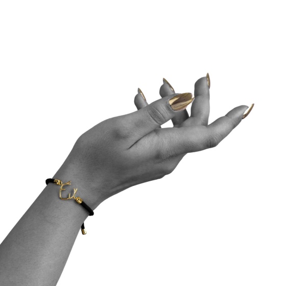 دستبند طلا زنانه طرح گوزن