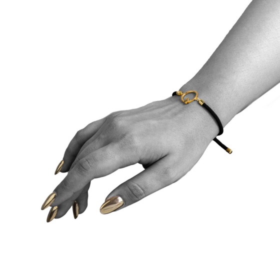 دستبند طلا طرح پروانه