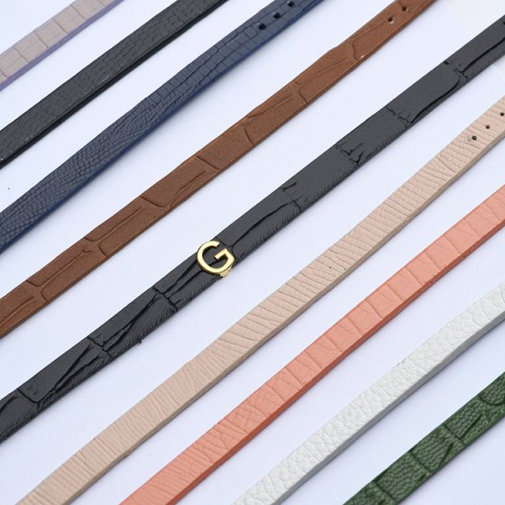 دستبند زنانه طلا چرم حرف G دستبند زنانه طلا چرم حرف G