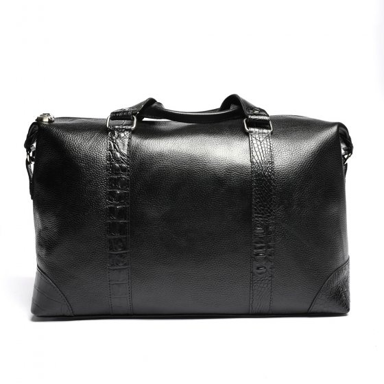 کیف مسافرتی اوساکو چرم فلوتر مشکی