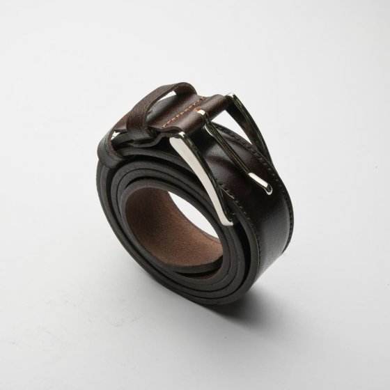 کمربند چرم مردانه پشت کراست قهوه ای