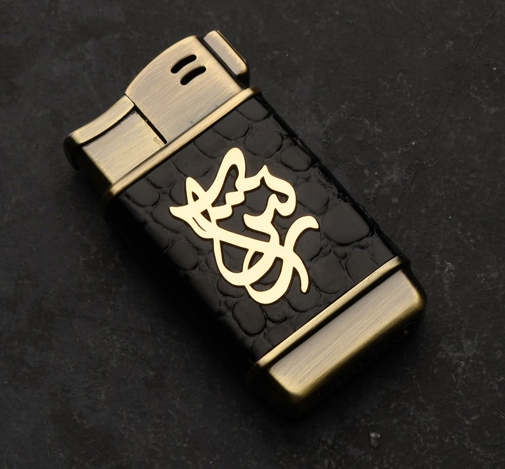 فندک طلا چرم اسم آرش
