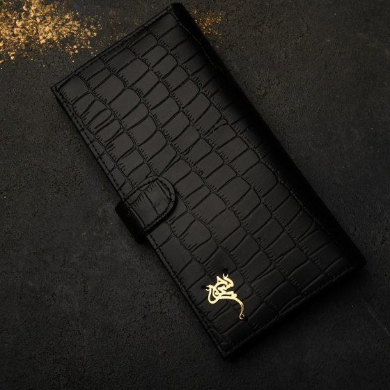 کیف موبایل طلا چرم اسم مسیح