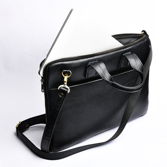 کیف اداری طرح آی تک چرم فلوتر مشکی