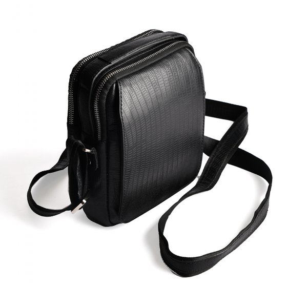 کیف کراس بادی چرم مشکی طرح مینی شروین