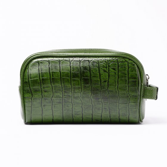 کیف دستی مردانه طرح دیزل چرم کروکودیل سبز
