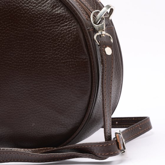 کیف دوشی دخترانه طرح سوگند چرم فلوتر قهوه ای