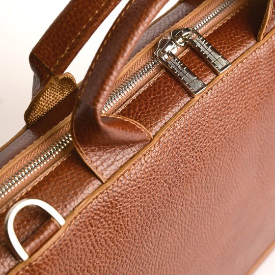 کیف اداری طرح مارسی چرم فلوتر عسلی