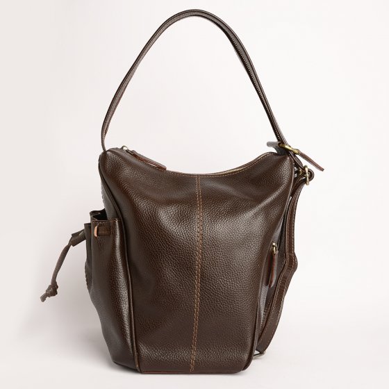 کیف زنانه مجلسی طرح آنیتا چرم فلوتر قهوه ای