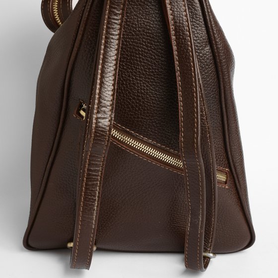 کیف زنانه مجلسی طرح آنیتا چرم فلوتر قهوه ای