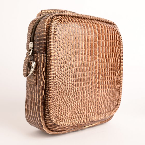 کیف کراس بادی مردانه طرح کایسر چرم کروکودیل کرم