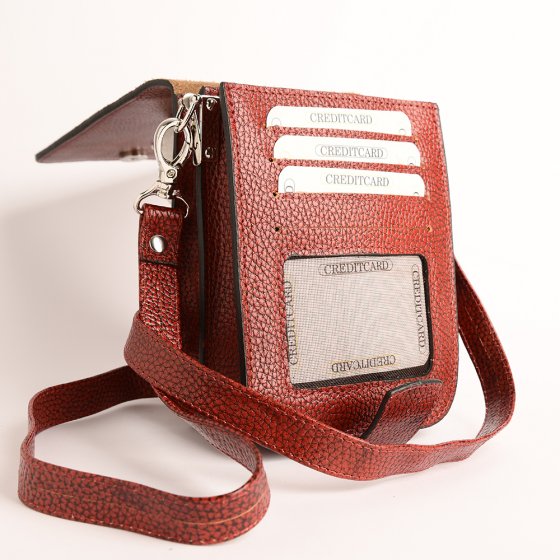 کیف کراس بادی مردانه طرح شاهان چرم فلوتر زرشکی