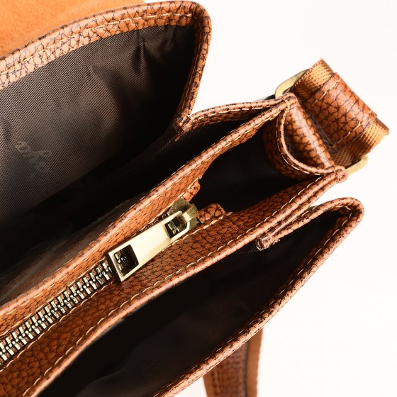 کیف کراس بادی مردانه طرح سپنتا چرم فلوتر عسلی