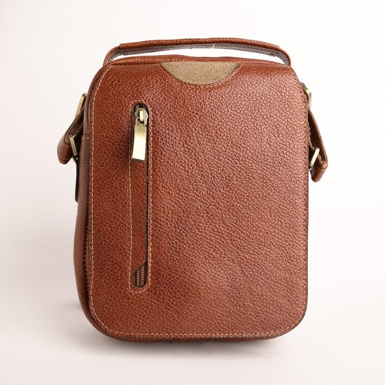 کیف کراس بادی مردانه طرح آیریک بزرگ چرم فلوتر عسلی