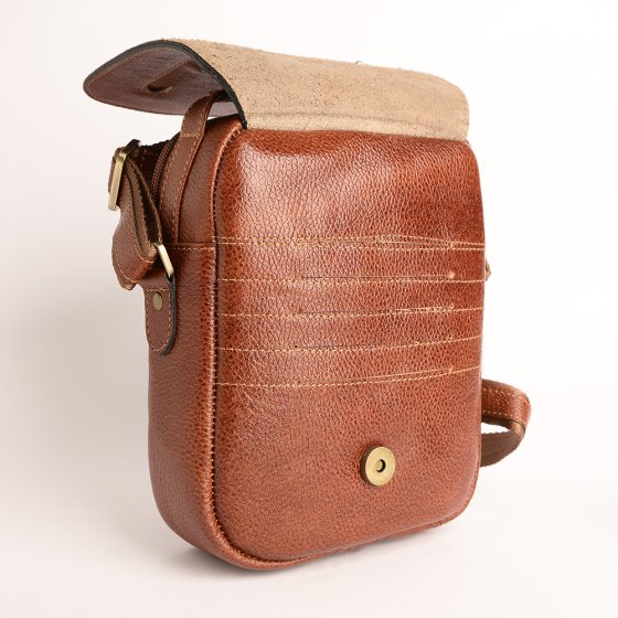 کیف کراس بادی مردانه طرح آیریک بزرگ چرم فلوتر عسلی