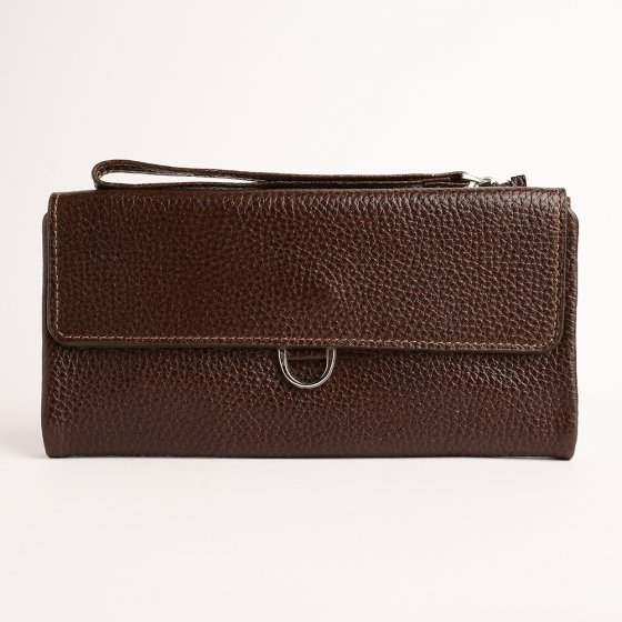 کیف دستی زنانه طرح ملیسا چرم فلوتر قهوه ای