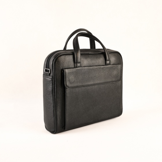 کیف اداری مردانه طرح مینی بهمن چرم فلوتر مشکی