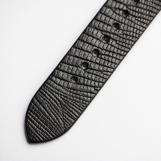 بند سامسونگ واچ چرم لیزارد مشکی