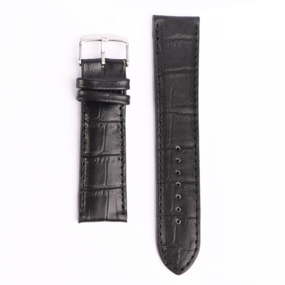 بند سامسونگ واچ چرم کروکودیل مشکی