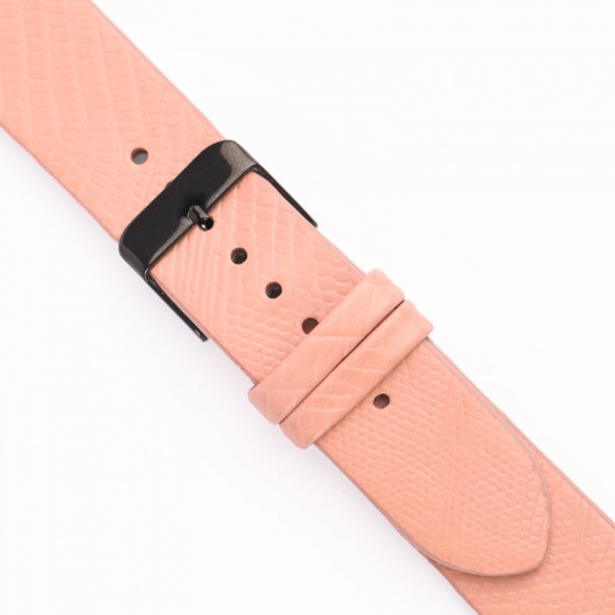 بند اپل واچ چرم لیزارد صورتی
