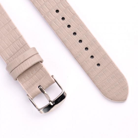 بند اپل واچ چرم لیزارد خاکستری