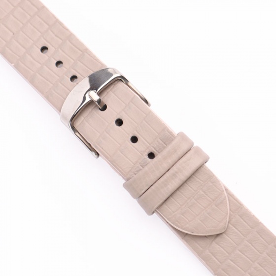 بند اپل واچ چرم لیزارد خاکستری