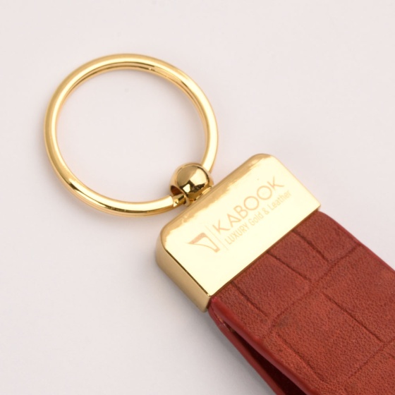 جاکلیدی چرم گلبهی