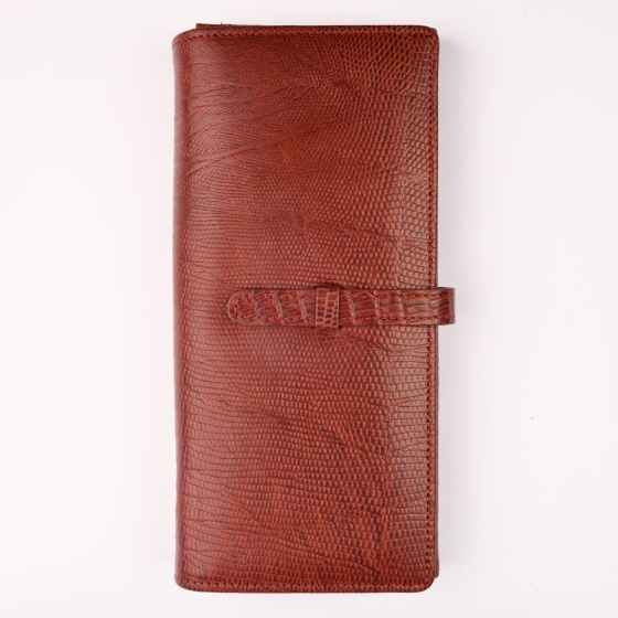 کیف دستی زنانه طرح هینا چرم لیزارد زرشکی