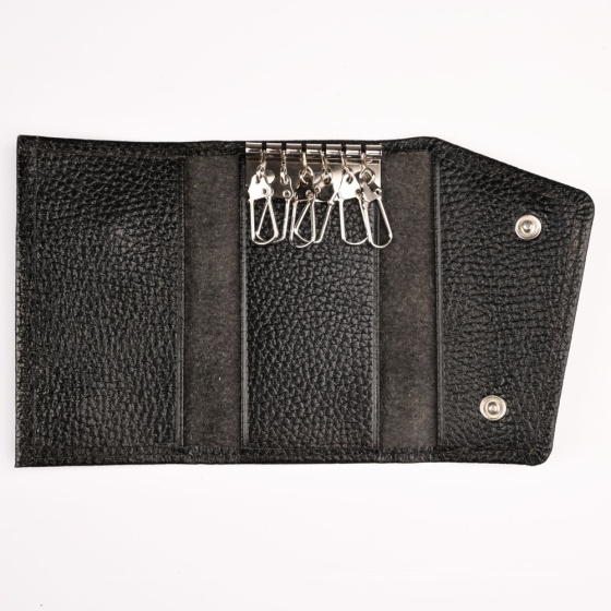 جاکلیدی ستی چرم فلوتر مشکی