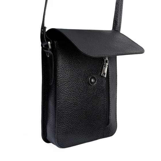 کیف کراس بادی مردانه طرح هاکان چرم فلوتر مشکی