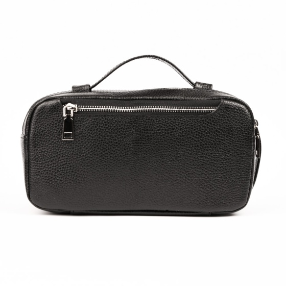 کیف دستی مردانه طرح کاویان چرم فلوتر مشکی