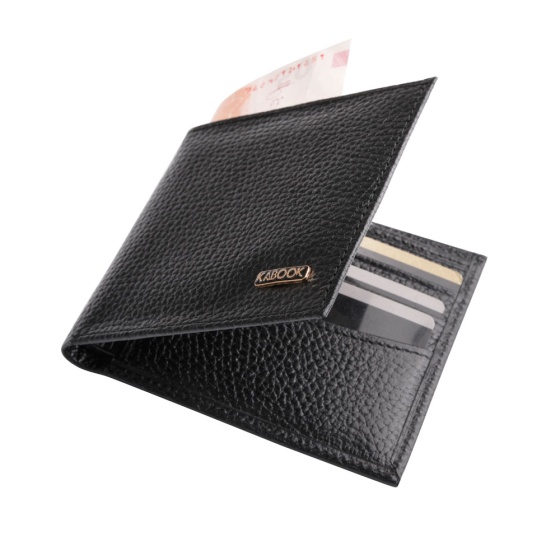 کیف پول جیبی چرم فلوتر مشکی