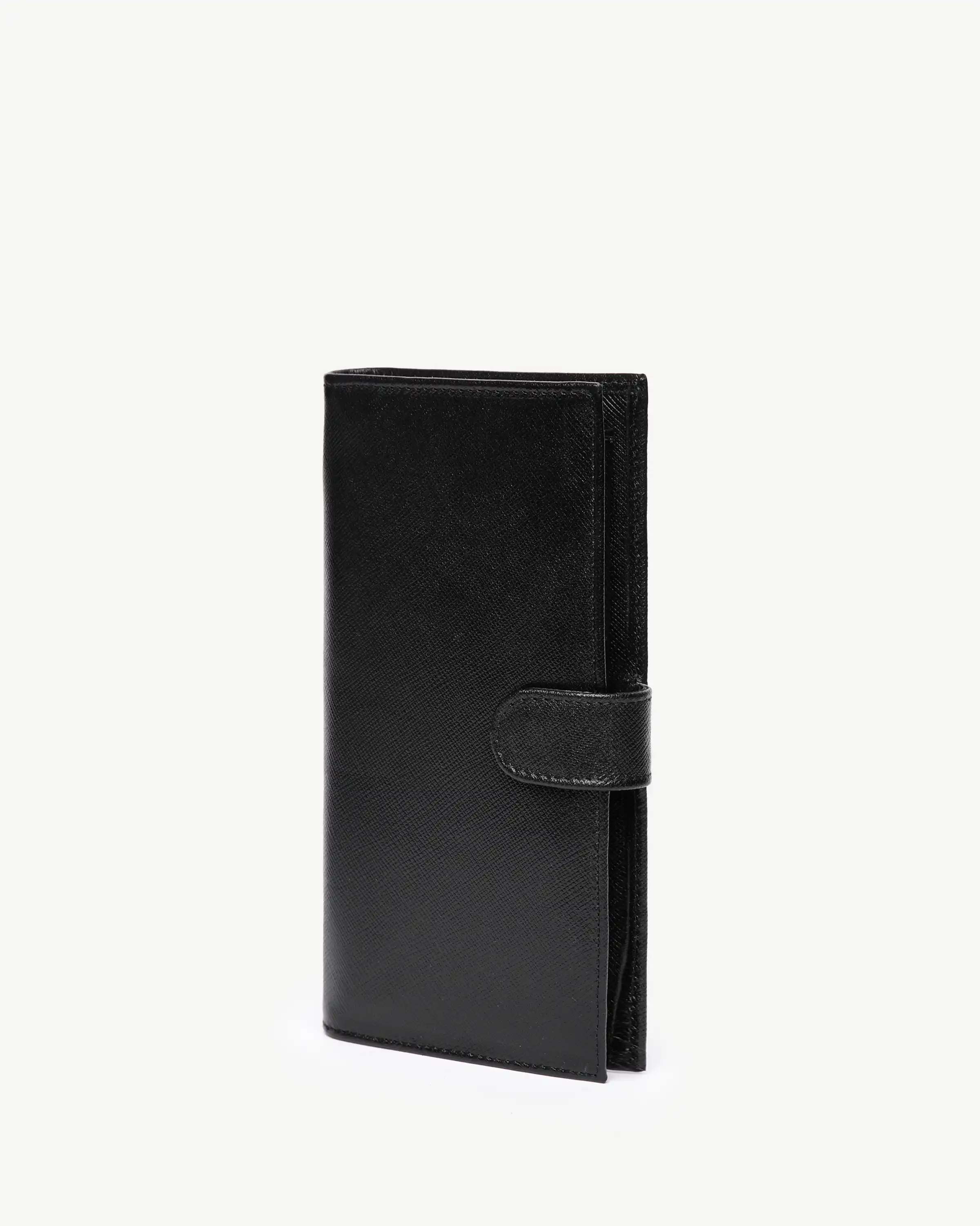 کیف موبایل چرم طبیعی مشکی مونت بلانک