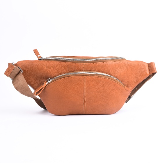 کیف کمری طرح شاهین چرم فلوتر عسلی