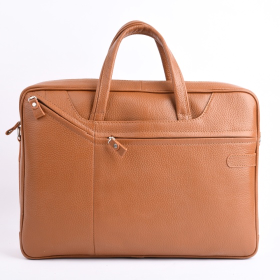 کیف اداری طرح آرتا چرم فلوتر عسلی