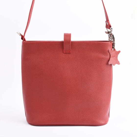 کیف مجلسی زنانه طرح 5007 چرم فلوتر قرمز