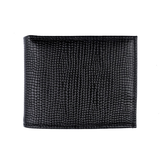 کیف پول جیبی طرح یارا چرم کروکو مشکی