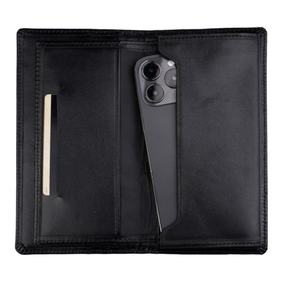 کیف کتی طرح مسیحا چرم لیزارد مشکی