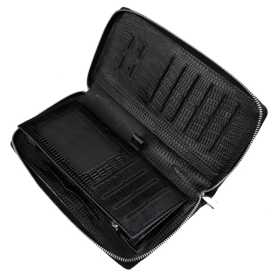 کیف دستی زنانه طرح میسرا چرم لیزارد مشکی