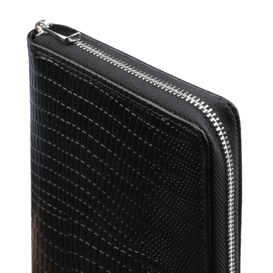 کیف دستی زنانه طرح میسرا چرم لیزارد مشکی